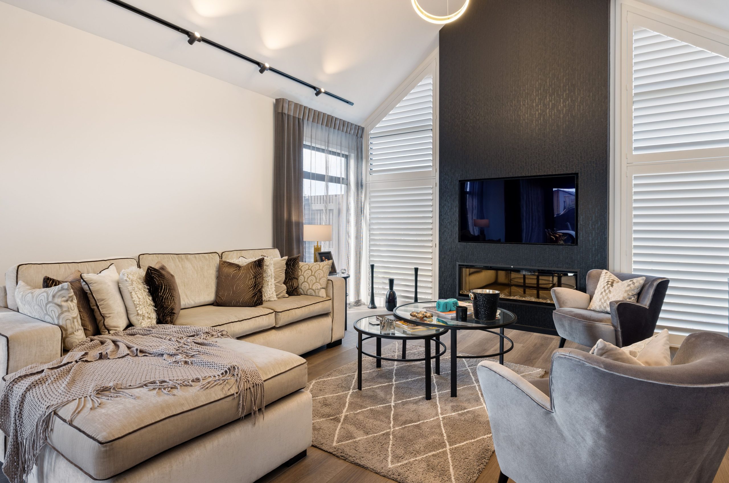Spacious open-plan living with indoor-outdoor flow to alfresco area