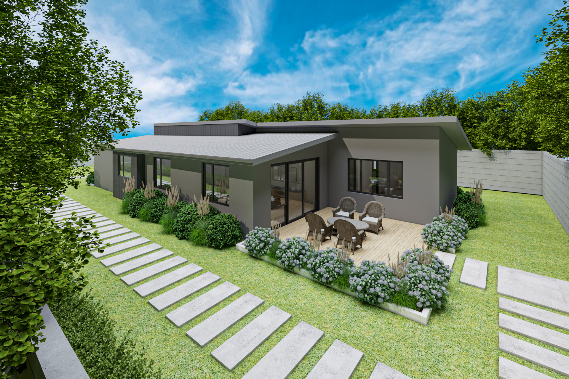 Akaroa Plus Back - modern family home