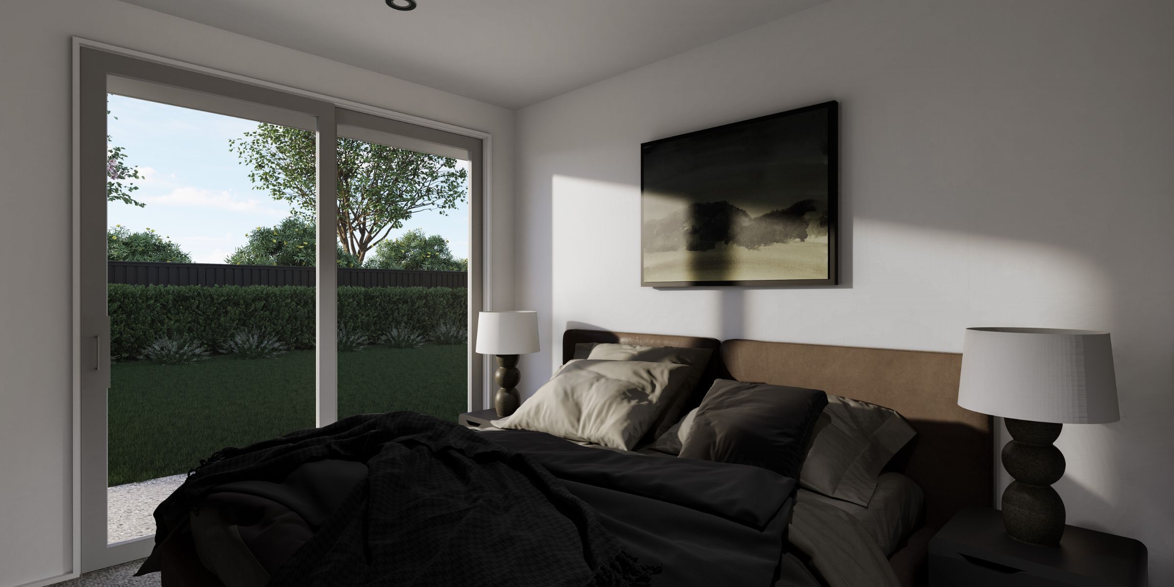 Master Bedroom of spacious four-bedroom family home with double garage